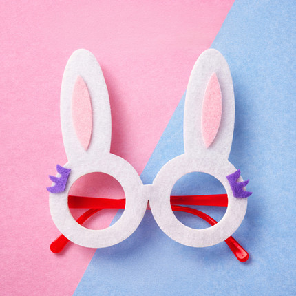 Dekoratīvas brilles, zaķis