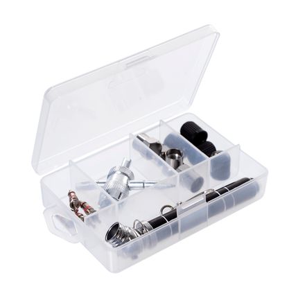 komplekts riepu remontam, 14 priekšmeti