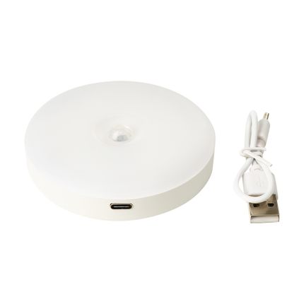 Nakts lampa ar kustības sensoru, apaļš