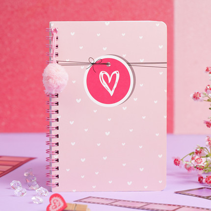 Piezīmju klade ar spirāli, dažādi veidi