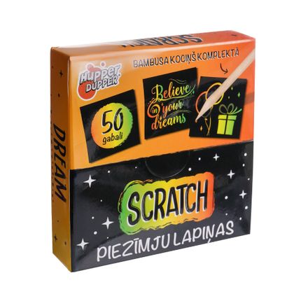 Lapiņas Magic scratch 88x88 mm, 50 gab.