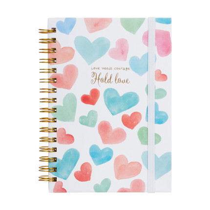 Piezīmju klade ar spirāli, 80 lapas, dažādi veidi