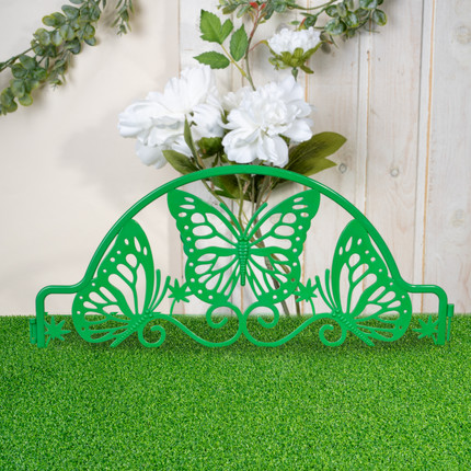 Dekoratīvs dārza žogs Tauriņš, 48,5x31 cm