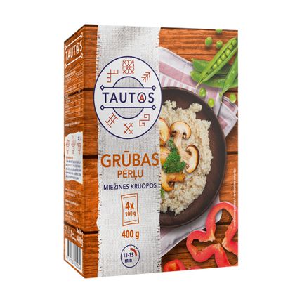 Pērļu grūbas TAUTAS, 4x100 g