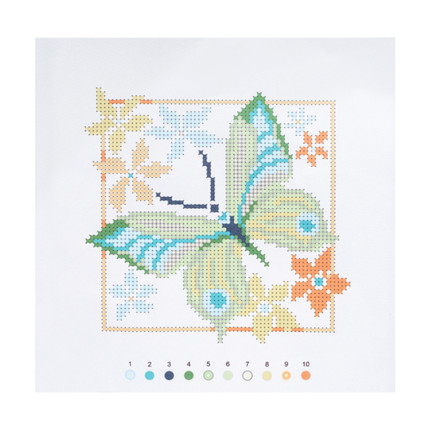 Pērļadatu komplekts ar rāmi, 20х20 cm