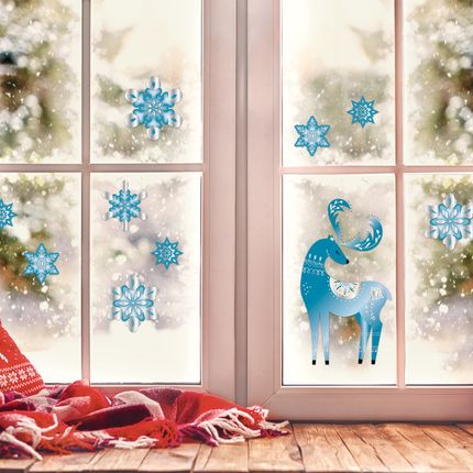 Ziemassvētku uzlīmes, 47,5х24 cm