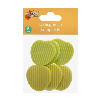 Dzēšgumiju komplekts, 6 gab.
