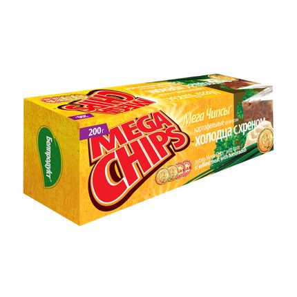 Kartupeļu čipsi MEGACHIPS, 200 g, dažādi veidi
