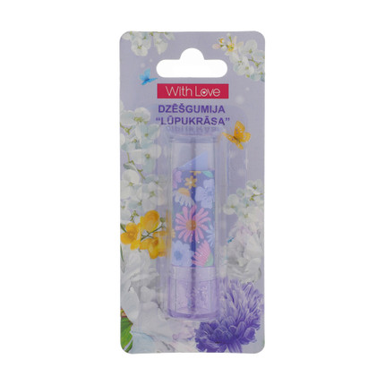 Dzēšgumija lūpu krāsas formā