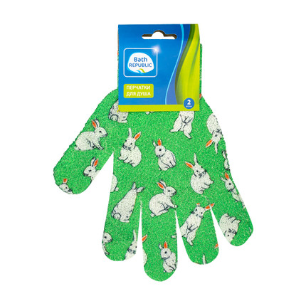 Dušas cimdi, 2 gab.