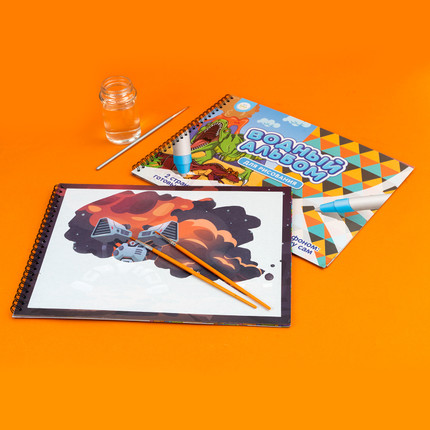 Albums zīmēšanai ar ūdeni, Kid`s Fantasy, dažādi veidi