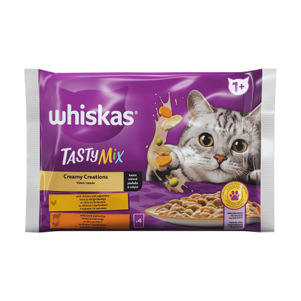 Kaķu barība Whiskas Tasty Mix, 4x85 g