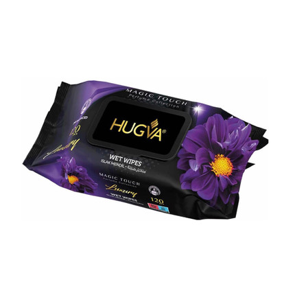 Mitrās salvetes Hugva, 120 gab., dažādi veidi