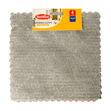 Divpusēja flīsa lupata, 4 gab.