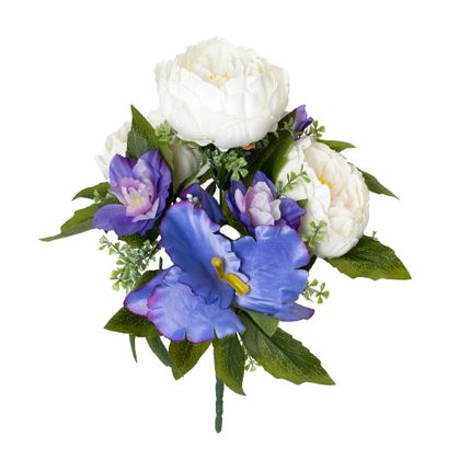 Mākslīgo peoniju pušķis