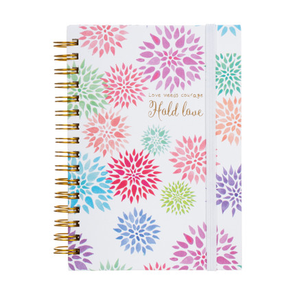 Piezīmju klade ar spirāli, 80 lapas, dažādi veidi