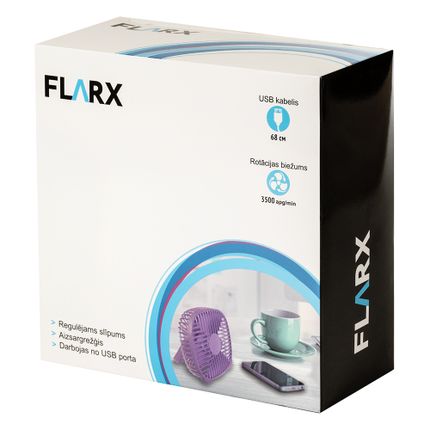 Ventilators ar USB kabeli