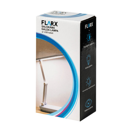 Galda lampa ar USB kabeli