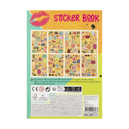 Uzlīmju grāmata "Besties", A5, 8 lpp.