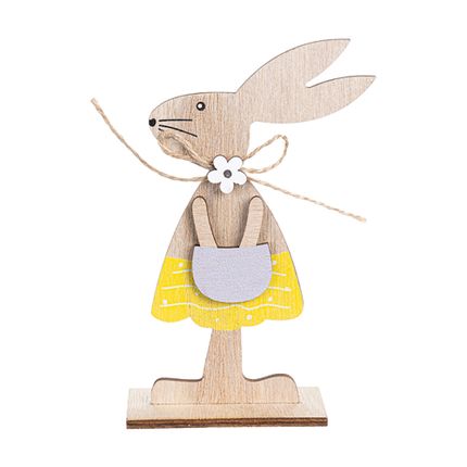 Lieldienu dekorācija Zaķis, koka