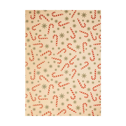 Ziemassvētku dāvanu papīrs, 100x70 cm