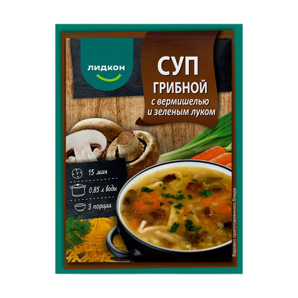 Суп Lidkon с вермишелью, 70 г