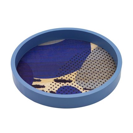 Dekoratīva paplāte, 24 cm, dažādas krāsas