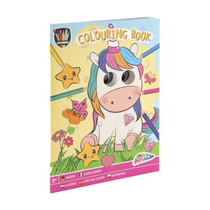 Krāsojamā grāmata ar actiņām, A4, 24 lp.