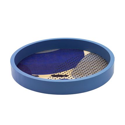 Dekoratīva paplāte, 24 cm, dažādas krāsas