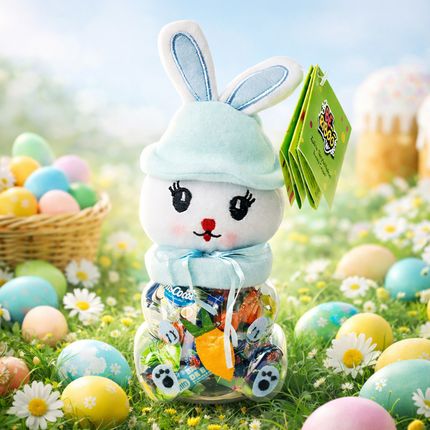 Dāvanu zaķis ar konfektēm Tofigo, 200 g