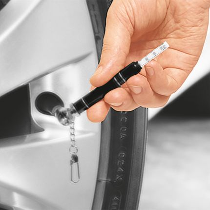 komplekts riepu remontam, 14 priekšmeti