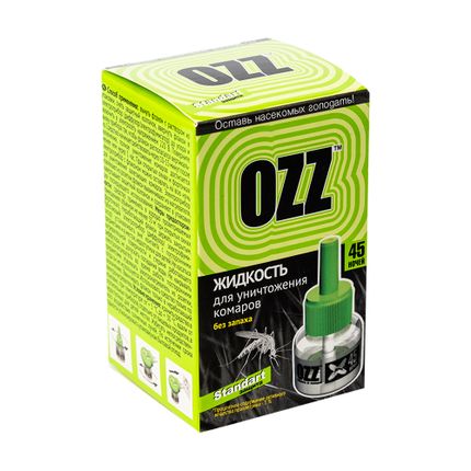 Šķidrums pretodu elektriskai ierīcei OZZ Standart, 30 ml