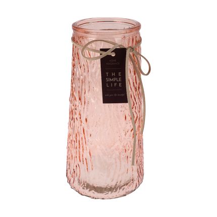 Stikla vāze, 10X22,5 cm