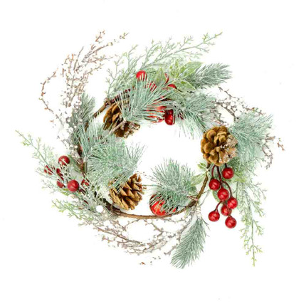Ziemassvētku vainags, 15 cm