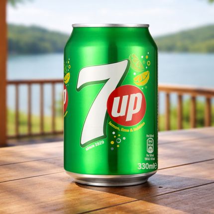 Gāzēts dzēriens 7UP, 330 ml