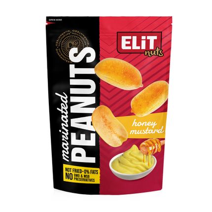 ELIT marinēti zemesrieksti ar dažādām garšām, 70 g