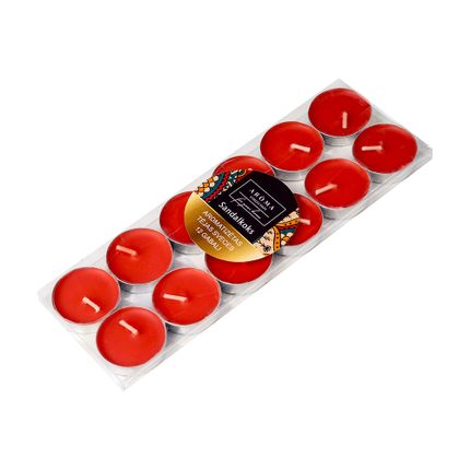 Tējas sveces, 12 gab., dažādi veidi