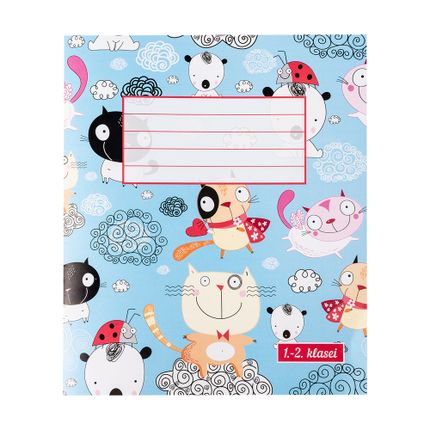 Līniju burtnīca, 12 lapas