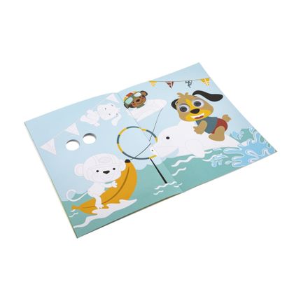 Krāsojamā grāmata ar actiņām, A4, 24 lp.