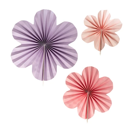 Papīra dekorāciju komplekts "Ziedi", 9 g