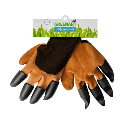 Dārza cimdi ar nagiem, dažādi veidi