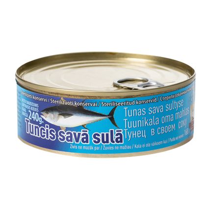 Tuncis savā sulā, 240 g