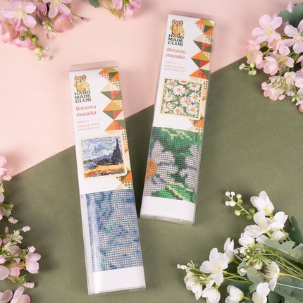 Dimantu mozaīka, 30x30 cm, dažādi veidi