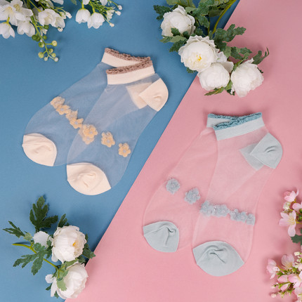 Sieviešu zeķes Puķes