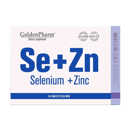 Selēns+Cinks, 30 tabletes