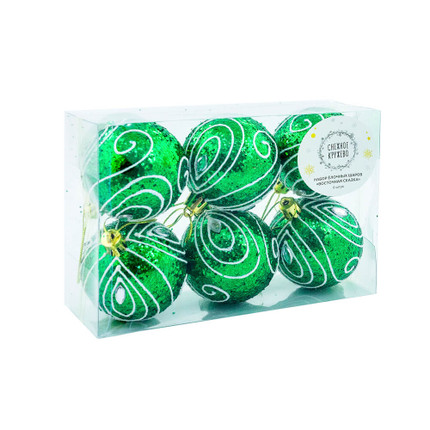 Eglīšu rotājumu komplektu Austrumu pasaka,6 gab