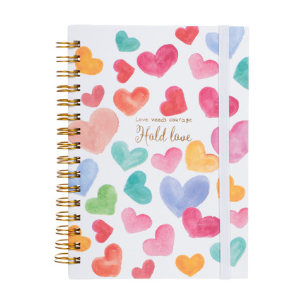 Piezīmju klade ar spirāli, 80 lapas, dažādi veidi