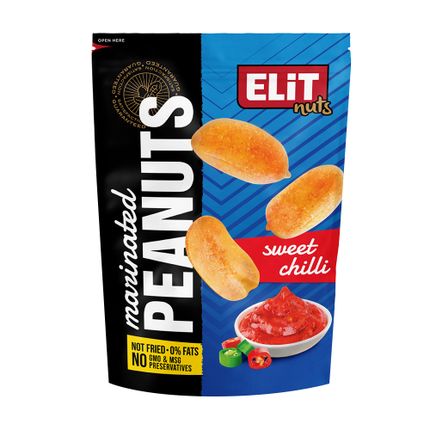 ELIT marinēti zemesrieksti ar dažādām garšām, 70 g