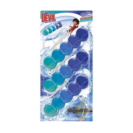 Tualetes bloks Dr.Devil BiCOLOR, 3 gab. x 35 g