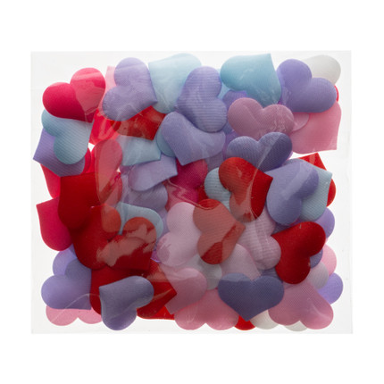 Dekorācija sirsniņas, 100 gab., 2x2 cm
